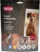Trixie PREMIO 4 Meat Bars mit Huhn/Ente/Lamm/Lachs, 4x100g