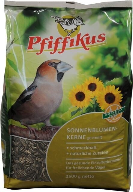 Pfiffikus gestreifte Sonnenblumenkerne | Vogelfutter | 5 kg