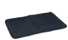letto in pelle d'agnello beeztees, blu, 109x67x6cm