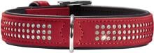 Collare HUNTER Softie Triluxe, rosso/nero, taglia M, 55 cm