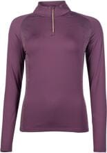 HKM Basil Funktionsshirt, dunkellila, M