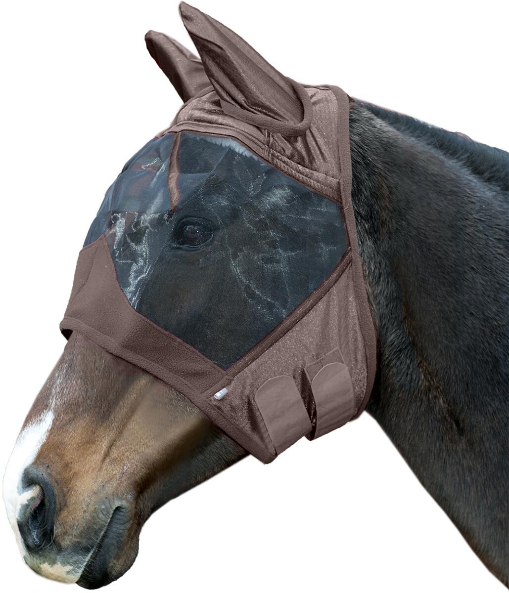 HKM High Professional Fliegenschutzmaske, braun, L