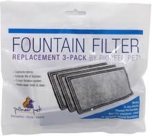 Pioneer Pet filtro a carbone in pile per fontanelle, 3 pezzi