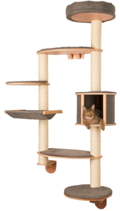 KERBL Pet Dolomit XL Tofana Wandkratzbaum, grau