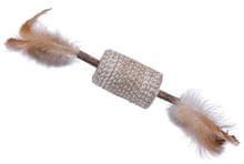 Quapas! Barrel Stick con piume - Giocattolo per gatti