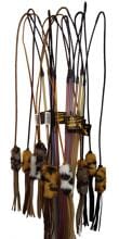 PURRfect Leather Bouncer cat fishing rod