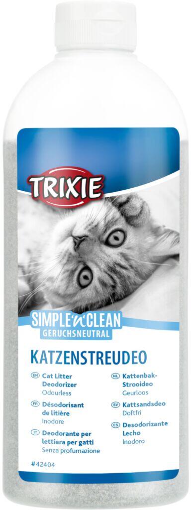 Trixie Simple-n-Clean Katzenstreu Deo, Aktivkohle, 750g