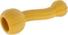 KERBL Pet Aqua TPR Dog Toy Twister, yellow, 17x6x6cm