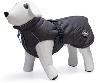 beeztees Bobby Hundemantel, grau, 32cm