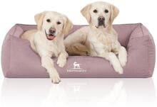 Knuffelwuff Leon orthopädisches Hundebett, 155x105cm, rosa