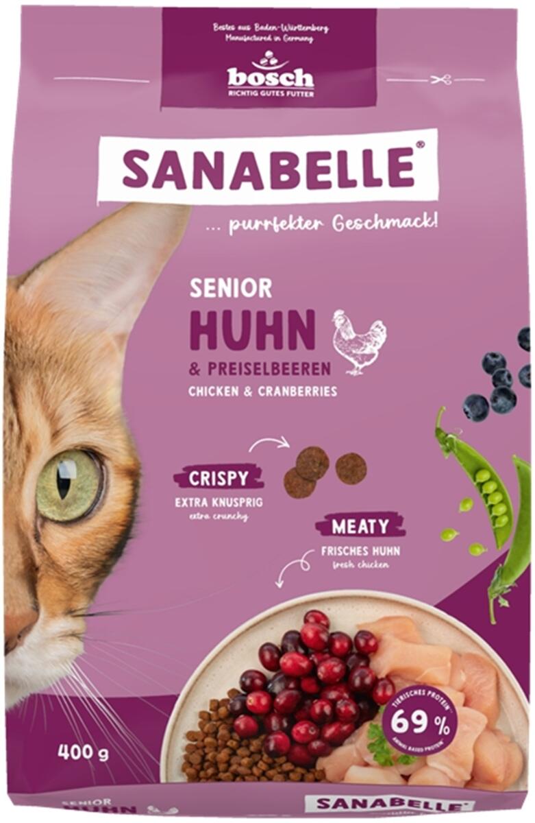 Sanabelle Senior Trockenfutter mit Huhn PetPoint Charly