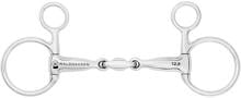 Punta Waldhausen Baucher, doppia rottura, acciaio inox, anello 5,5cm, 16mm/12,5cm