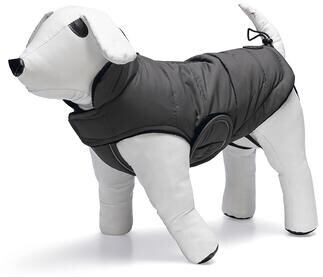 Designed by Lotte Zhanti Hundemantel, grau, 24cm