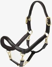 LeMieux Leather Grooming Halter, brown, Full