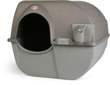 Omega-Katzentoilette Roll"n-Clean | 50x56x50cm | taupe-grau