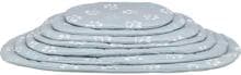 Cuscino Trixie Jimmy, in cotone, ovale, 77x50cm, grigio chiaro