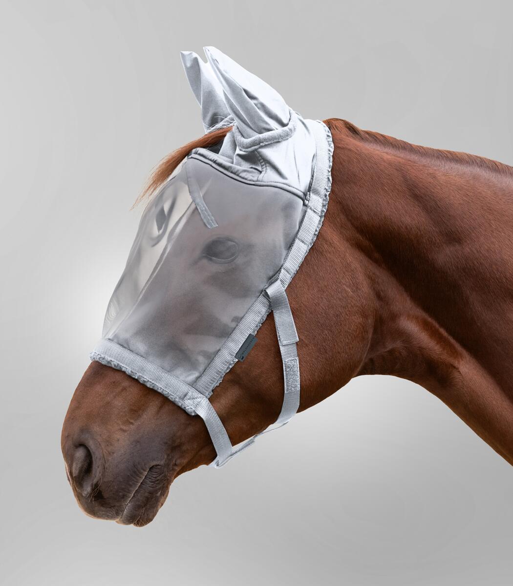 Waldhausen Weidehalfter mit Fliegenmaske, silbergrau, SH