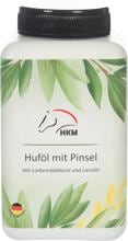 Olio per zoccoli HKM con pennello, bianco, 500ml
