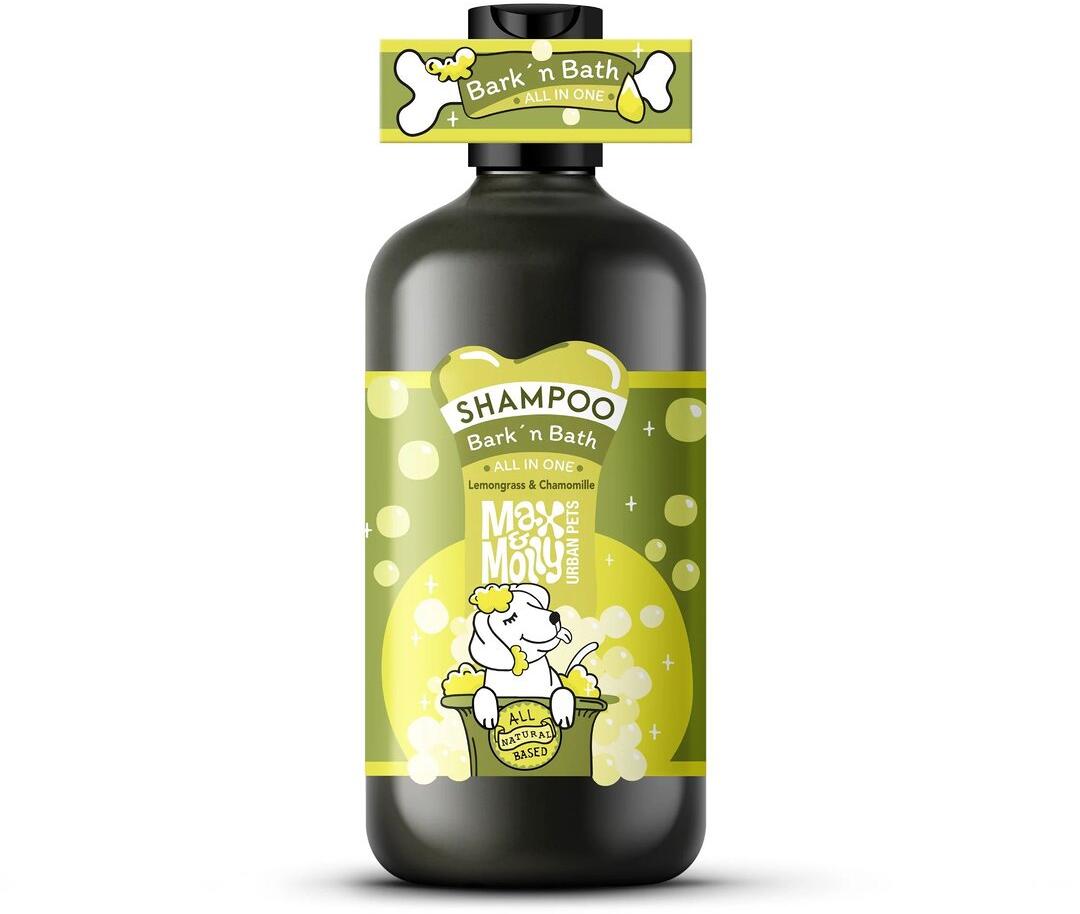 Max & Molly Bark-n-Bath 2 in 1 Hundeshampoo, 6x250ml