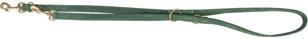 Trixie Pure V-Leine, Leder, L–XL, 2m/25mm, salbei