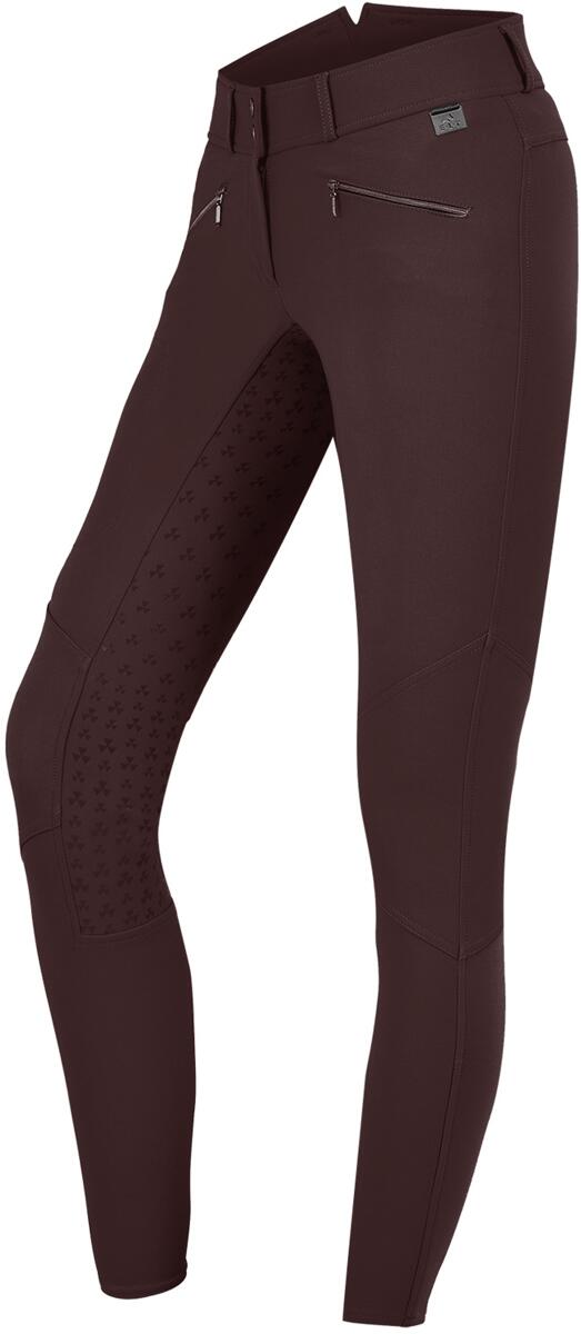 ELT Hella High Waist Silikon Reithose, kastanienbraun, 40