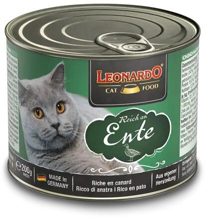 Leonardo Nassfutter mit Ente, 6x200g