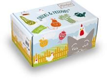 Mjamjam Chicks & Friends Katzenfutter Box
