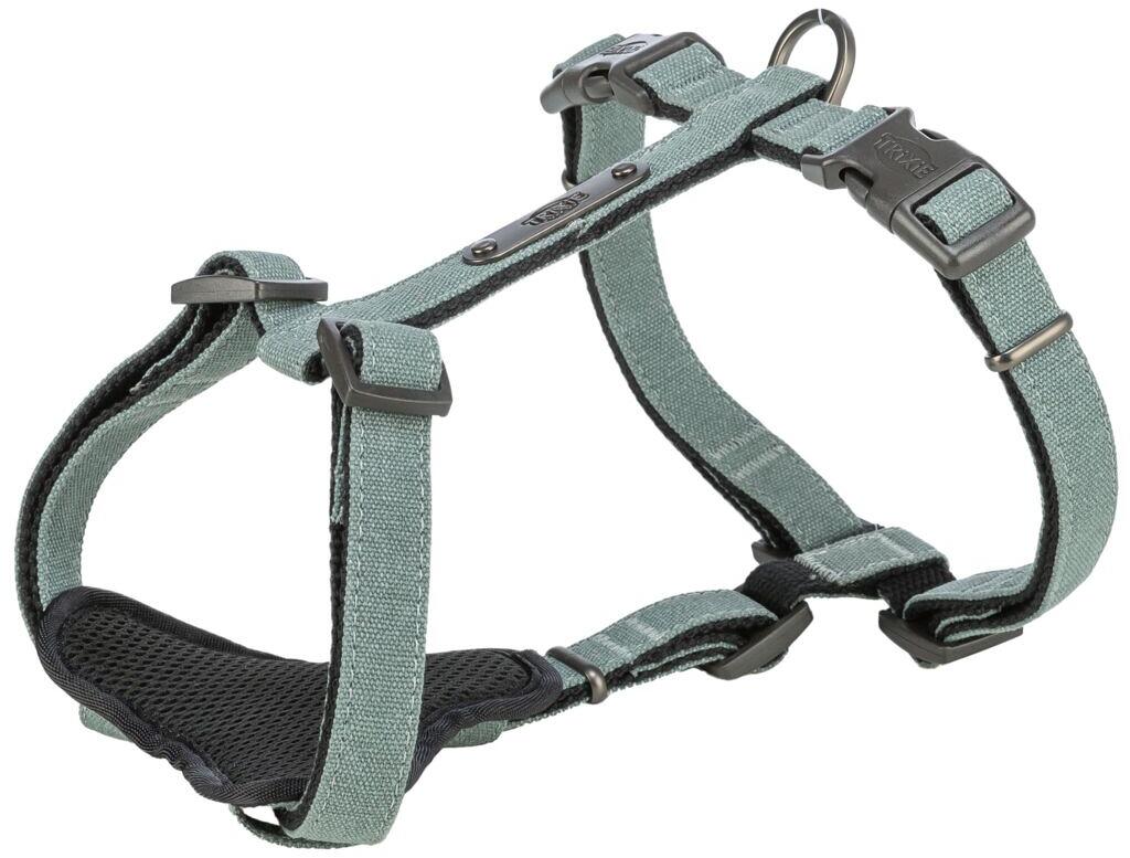 Trixie CityStyle H-Geschirr, Baumwolle, salbei, L–XL, 75-120cm/25mm