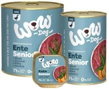 WOW Senior Nassfutter mit Ente