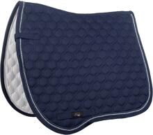 Cuscinetto da sella HKM Elisa, blu scuro, eventing