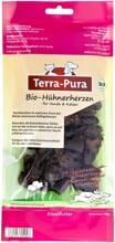 Terra-Pura Bio-Hühnerherzen | 100g Hunde & Katzensnacks