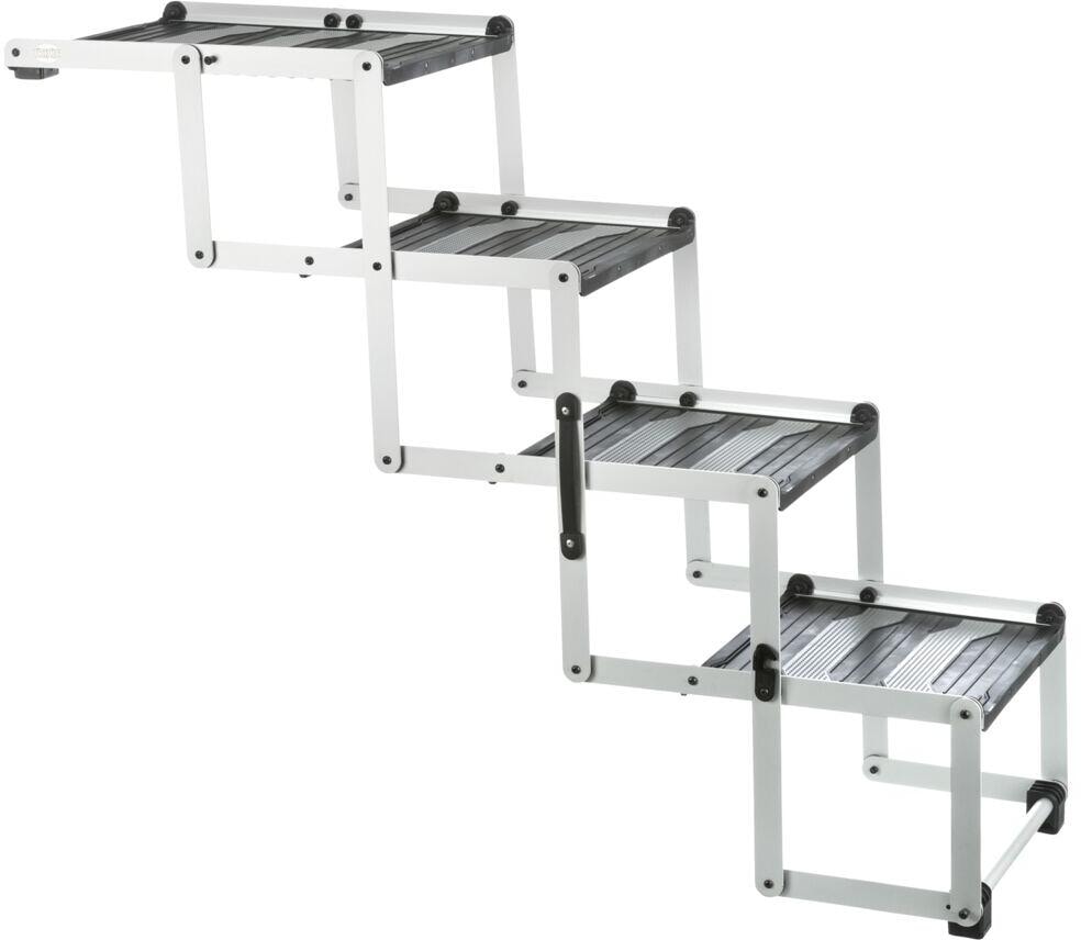 Trixie 4-stufige Falt-Treppe, Aluminium/Kunststoff/TPR, B37cm/H70cm/T160cm