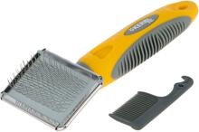KERBL Pet soft plucking brush, 16x6cm