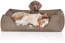 Knuffelwuff Rockland orthopädisches Hundebett, 105x75cm, stone