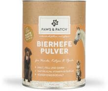 Paws & Patch Bierhefe Pulver | für Hunde, Katzen & Pferde | Nahrungsergänzung