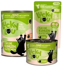 Lucky Lou Lifestage Kitten Nassfutter mit Geflügel & Rind