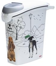 Curver Futtercontainer Hund, weiß, 23L