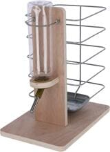 KERBL Stazione di abbeveraggio e alimentazione per animali domestici, 22,5x15,5x27cm