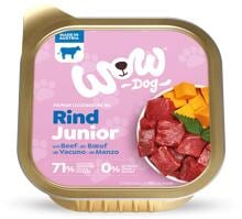 WOW Junior Nassfutter mit Rind, 11x150g