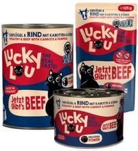 Lucky Lou Lifestage Senior Nassfutter mit Geflügel & Rind