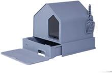 Quapas! Katzen Klohaus, soft grey