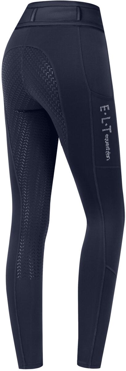 ELT Ella Glam Kinder Reitleggings, nachtblau, 164