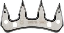 KERBL Hobbyfarming constanta4 coltello superiore, 4 denti