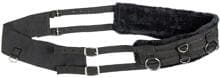 HKM Teddy Lunging Girth, black/black, thoroughbred/warm blood