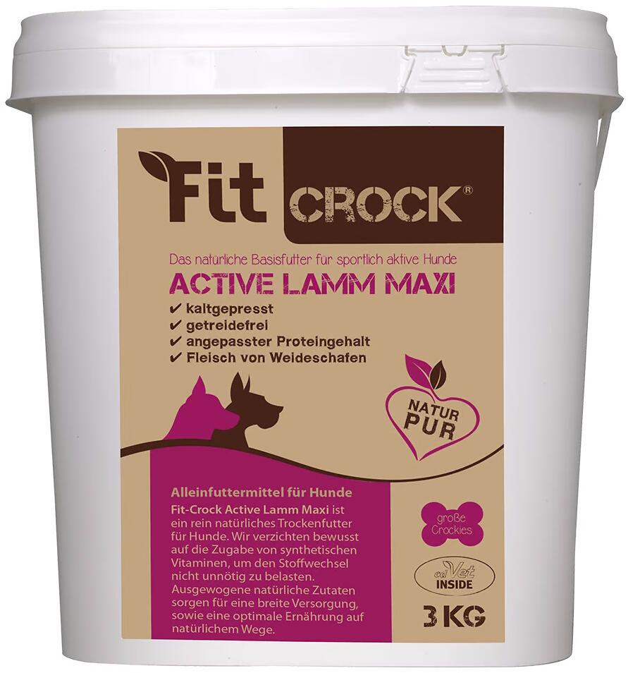 cdVet Fit-Crock Active Maxi Trockenfutter mit Lamm, 3kg