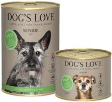 DOGS LOVE Senior Nassfutter mit Wild