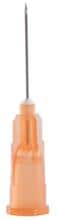 KRUUSE cannula monouso, arancione, 0,5x16 mm, 25Gx5/8, 100 pezzi