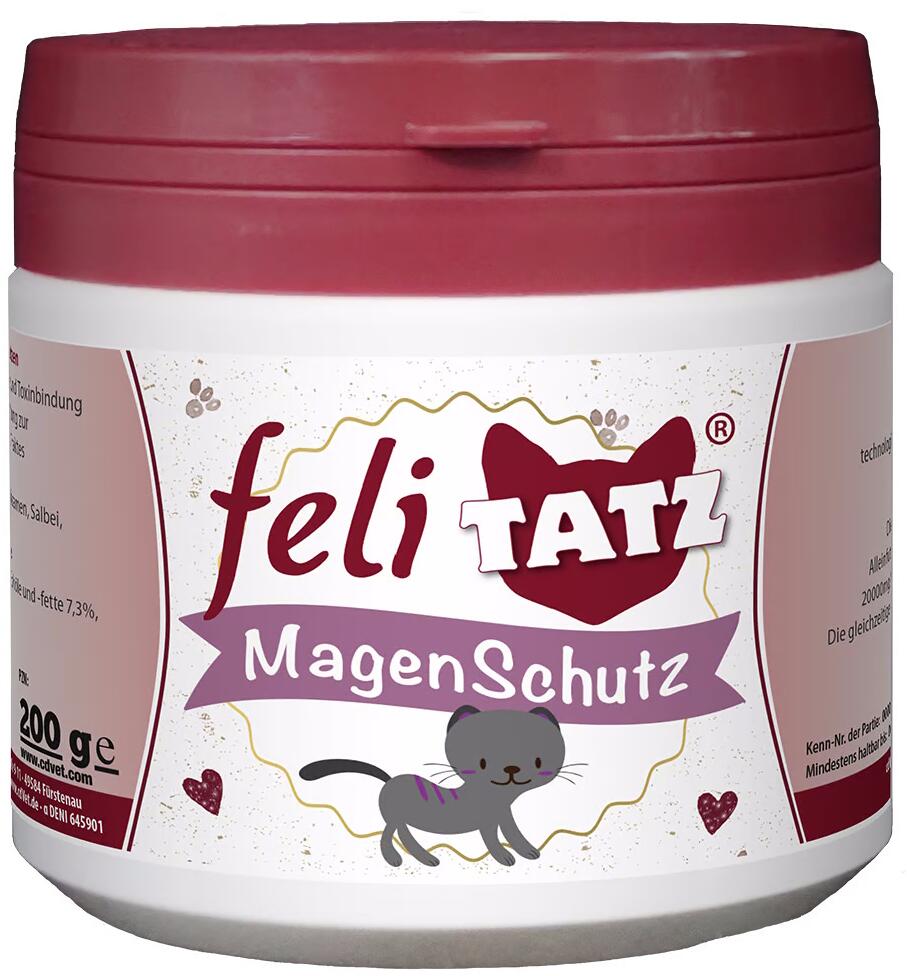 cdVet feliTATZ Magenschutz Ergänzungsfutter, 200g