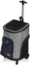 Knuffelwuff Tajumulco 2-in-1 Hunderucksack-Trolley, faltbar, 33x30x50cm