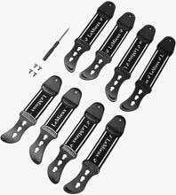 Set di cinturini di ricambio per ghette LeMieux Exo-Flex, nero, L